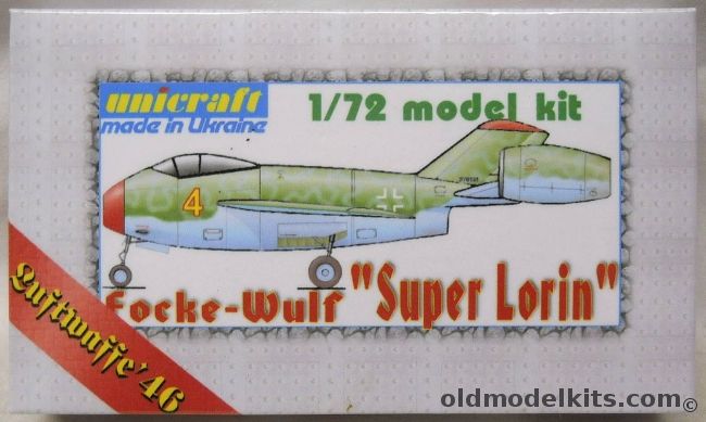 Unicraft 1/72 Focke-Wulf Super Lorin plastic model kit