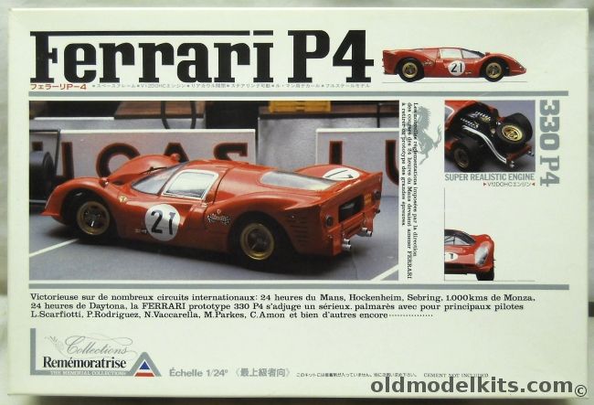Union 1/24 Ferrari P4 - (330 P4), MC14-1500 plastic model kit