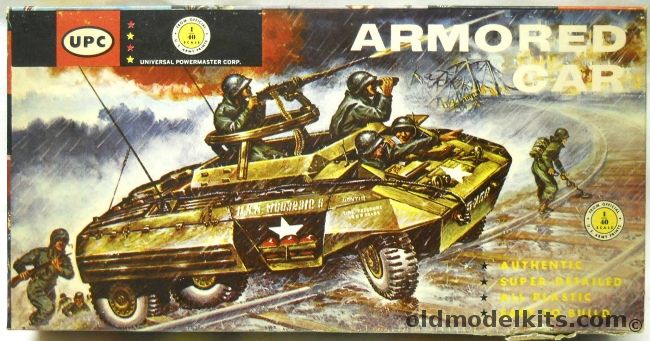 UPC 1/40 Armored Car - M-20 Armored Combat Car - (ex Revell), 5146-100 plastic model kit