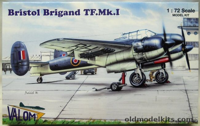 Valom 1/72 Bristol Brigand Tf.Mk.I, 72051 plastic model kit