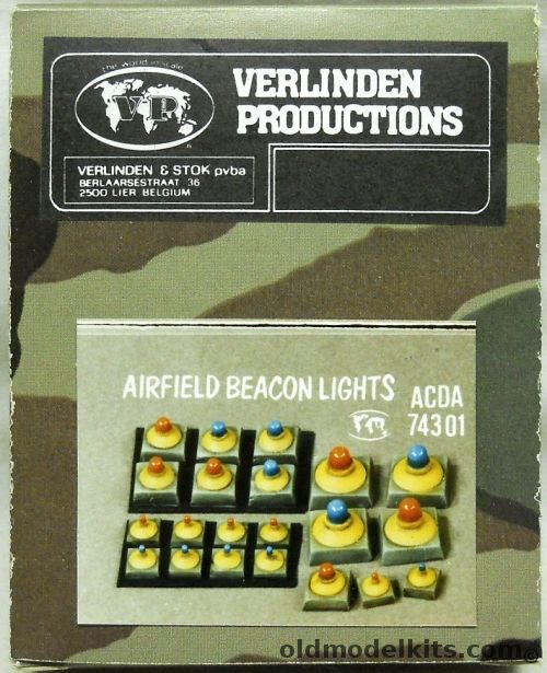 Verlinden 1/72 Airfield Beacon Lights, 74301 plastic model kit