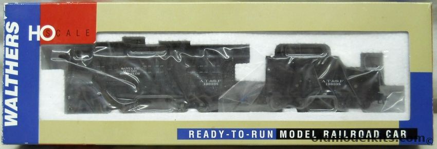 Walthers 1/87 Alco Rotary Snow Plow - Sante Fe ATSF No.199398 With Tender, 932-61501 plastic model kit