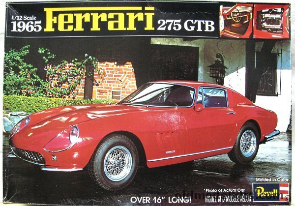 Revell 1/12 1965 Ferrari 275 GTB, H1287 plastic model kit