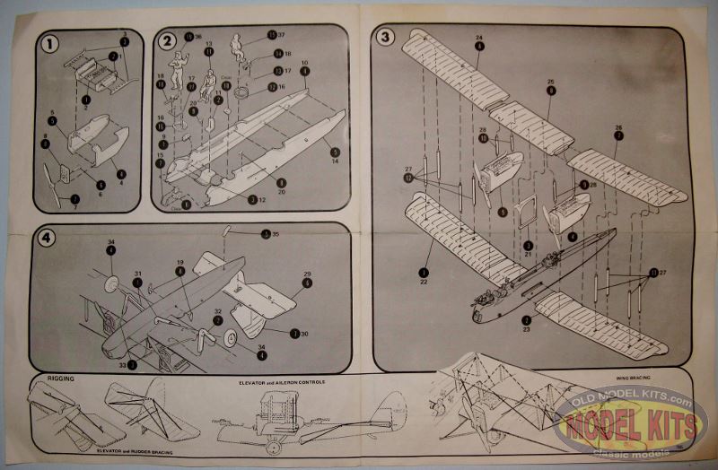 Aurora 1/48 Scale De Haviland DH-10 Amiens IIIA Kit Review and