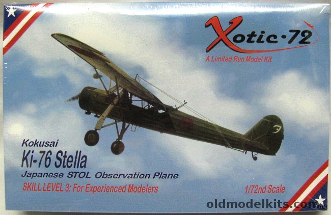 AV USK 1/72 Ki-76 Stella ASW Aircraft - With Decals for Three Aircraft ...