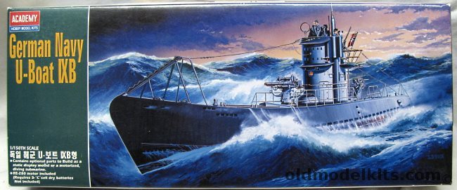 Academy 1/150 Type IX-B U-Boat Submarine - Static or Motorized with ...