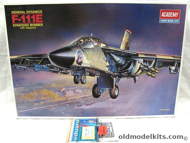 Academy 1/48 General Dynamics F-111E + Eduard PE - Strategic Bomber ...