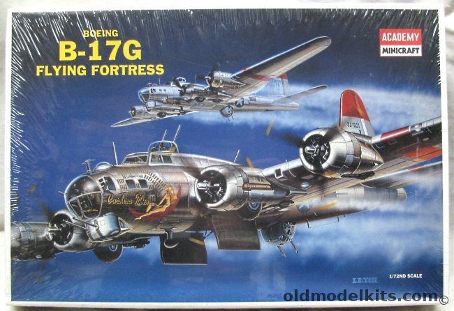 Academy 1/72 Boeing B-17G Flying Fortress - Carolina Moon 851BS 490BG ...