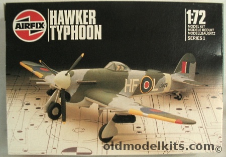 Airfix 1/72 Hawker Typhoon IB - 183 Sqn RAF 1943, 01027