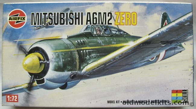 Airfix 1 72 Mitsubishi A6m2 Zero, 01028