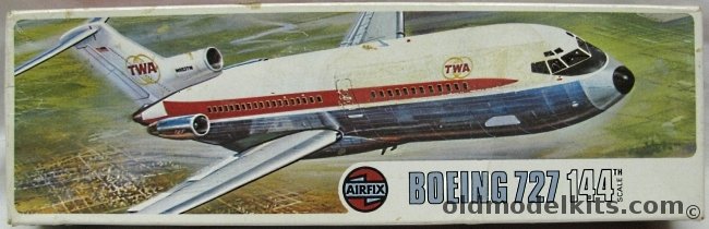 Airfix 1/144 Boeing 727-100 TWA, 03173-6