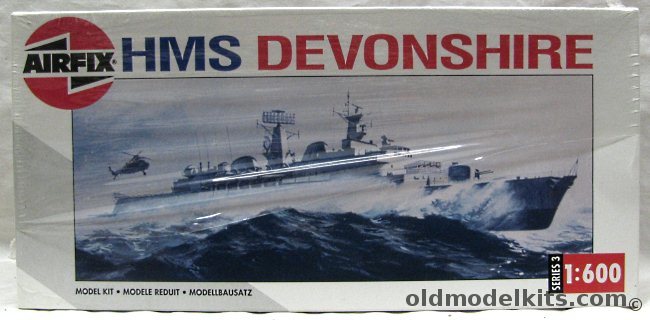 Airfix 1/600 HMS Devonshire Guided Missile Destroyer - (County Class ...