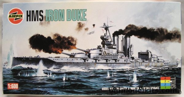 Airfix 1/600 HMS Iron Duke - With White Ensign PE Detail Set, 04210