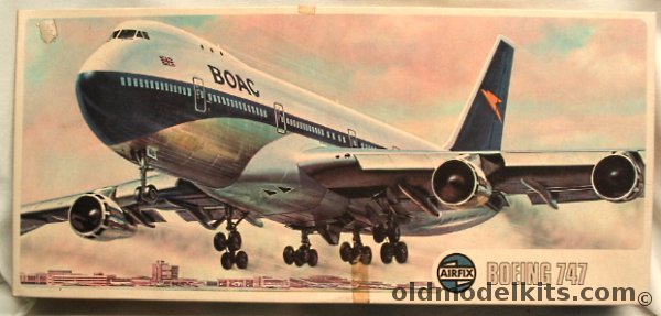 Airfix 1/144 Boeing 747 Jumbo Jet BOAC, 08170-2