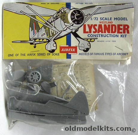 Airfix 1/72 Westland Lysander - Bagged Type 2 Logo, 1385