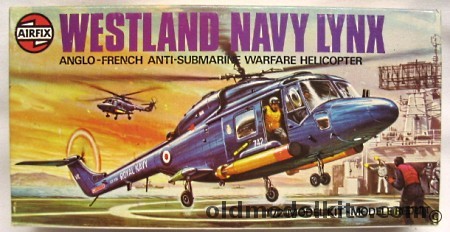 Vintage 1 72 Airfix Westland Navy Lynx Anglo French A s w Helicopter 