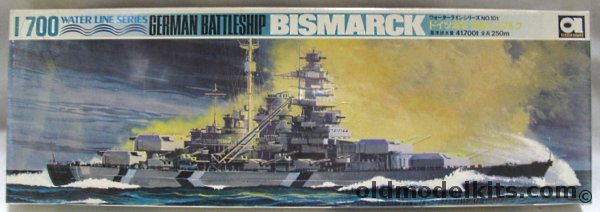 Aoshima 1/700 German Battleship Bismarck, 101