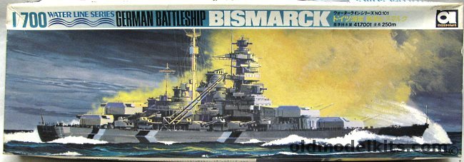 Aoshima 1/700 German Battleship Bismarck, 101