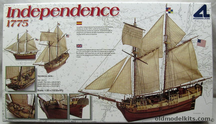 Independence Wood Ship Kit by Artesania Latina