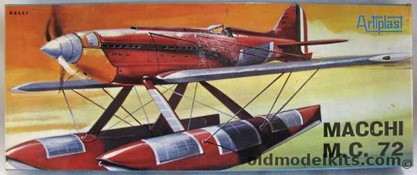 Artiplast 1/50 Macchi M.C. 72 (MC-72) Stavebnice - Racing Float Plane