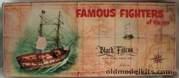 Aurora 1100 Black Falcon Pirate Ship Famous Fighters Of The