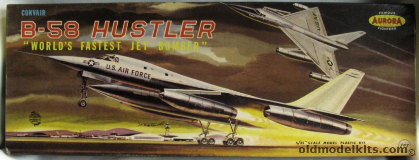 Aurora 1/76 Convair B-58 Hustler, 375-198