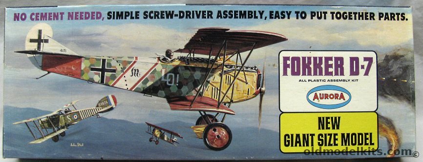 Aurora 1/19 Fokker D-7 (D-VII DVII) Giant Screwdriver Kit, 398-350