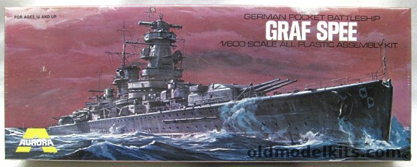 Aurora 1/600 Admiral Graf Spee - Pocket Battleship, 709