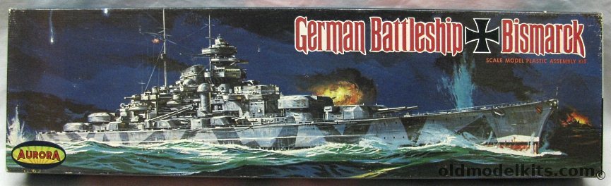 Aurora 1/600 Bismarck German Battleship, 715-149