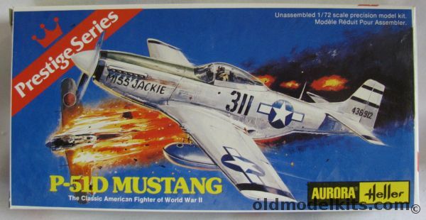 Aurora-Heller 1/72 North American P-51D Mustang - USAAF 20th Air Force ...