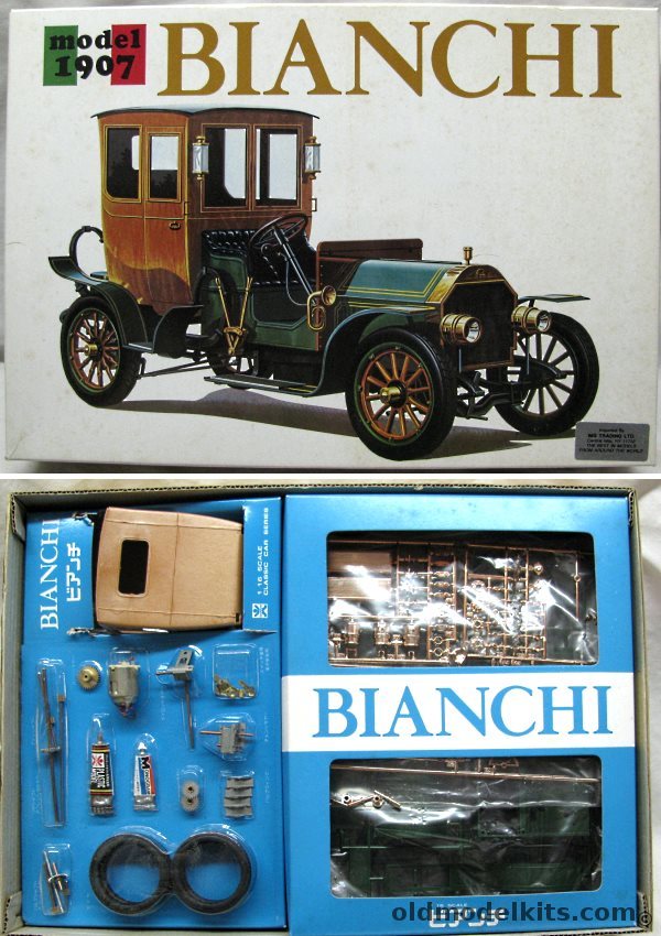 入荷処理バンダイ　ビアンチ　BIANCHI 1/16 model 1907 未組み立て　精巧模型　上級者向きモデル　モーターライズ　レア　ビンテージ その他