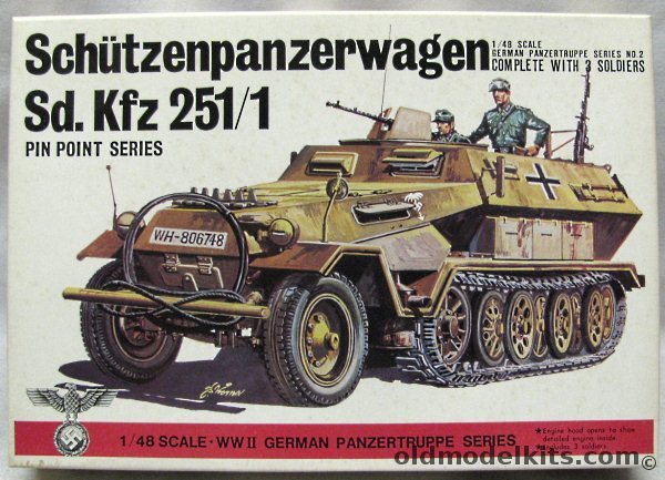 Bandai 1/48 Schutzenpanzerwagen Sd.Kfz. 251/1, 8222