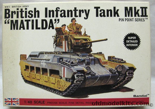 Bandai 1/48 British Infantry Tank MkII Matilda, 8363