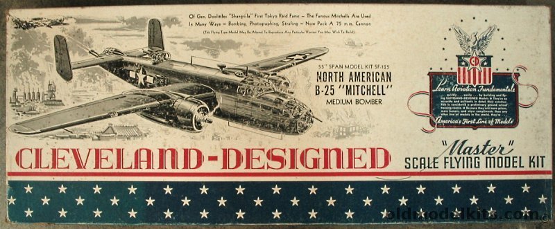 Cleveland 1/16 B-25 Mitchell - 55 inch Wingspan for R/C or 