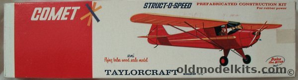 Comet Taylorcraft Struct-O-Speed Flying Balsa Model Airplane, 2303