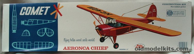 Comet Aeronca Chief - 54 inch Wingspan for R/C for Free Flight, 3506