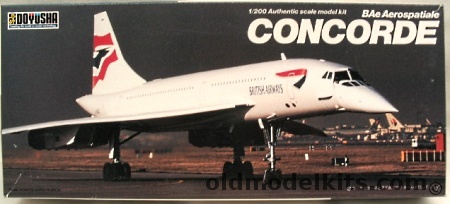 Doyusha 1/200 Bae Aerospatiale Concorde British Airways or Air France ...