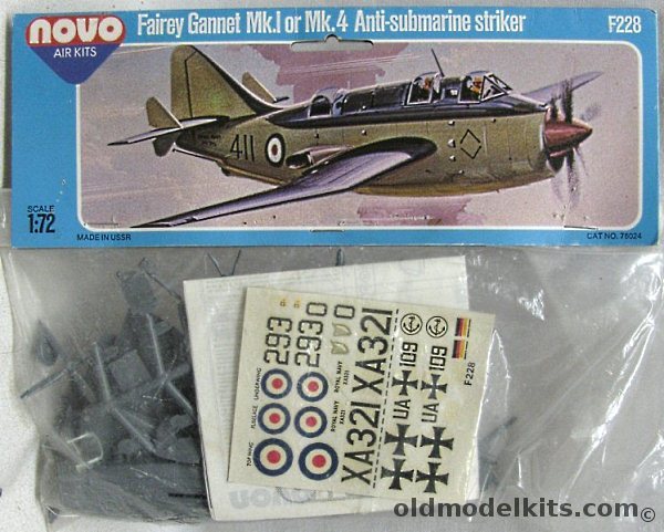 Novo 1/72 Fairey Gannet Mk.1 or Mk.4 - FAA HMS Ocean 1956 or 1 ...