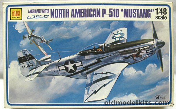 Otaki 1/48 North American P-51D Mustang - Burma 1945 - 'Old Crow' Major ...