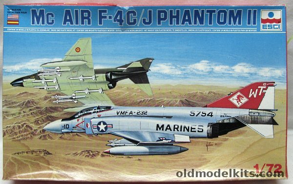 ESCI 1/72 F-4C/J Phantom II - US Marines VMFA-232 / ALA 12 Spanish Air ...