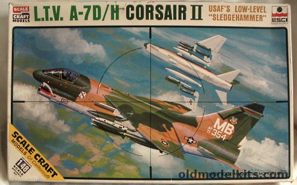 ESCI 1/48 L.T.V. A-7D Corsair II - 355 TFW 358 TFS / 354 TFW 353 TFS ...