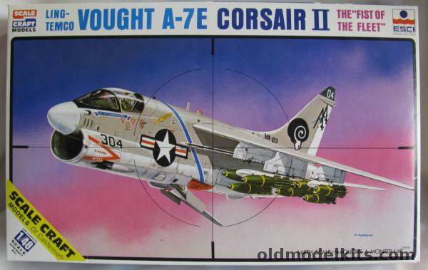 ESCI 1/48 LTV A-7E Corsair II - VA-113 'Stingers' USS Ranger / VA-83 ...