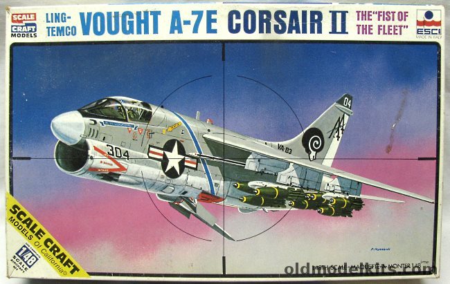 ESCI 1/48 L.T.V. A-7E Corsair II - VA-113 'Stingers' USS Ranger / VA-83 ...