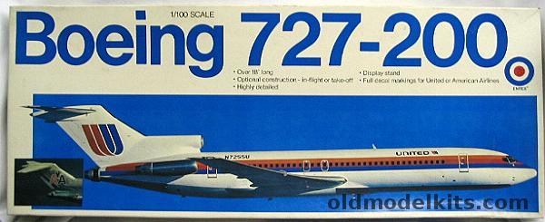 Entex 1/100 Boeing 727-200 - United or American Airlines, 8508