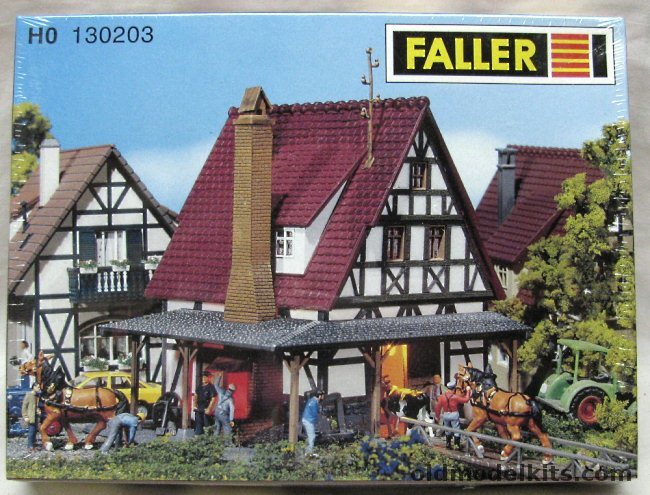 Faller HO Village Smithy / Black Smith Shop- HO Scale Building, HO 130203