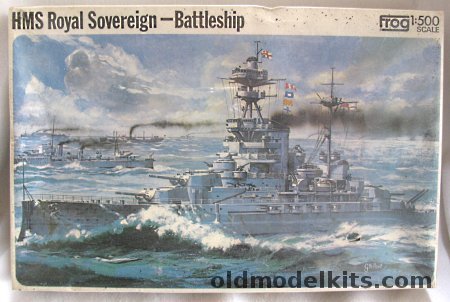 Frog 1/500 HMS Royal Sovereign Battleship (1944), F122