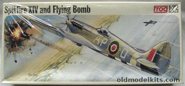 Frog 1/72 Spitfire XIV and V-1 Flying Bomb, F194