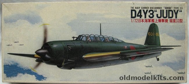 Fujimi 1/72 D4Y3 Judy - Type 33 Suisei Carrier Dive Bomber - 601 ...