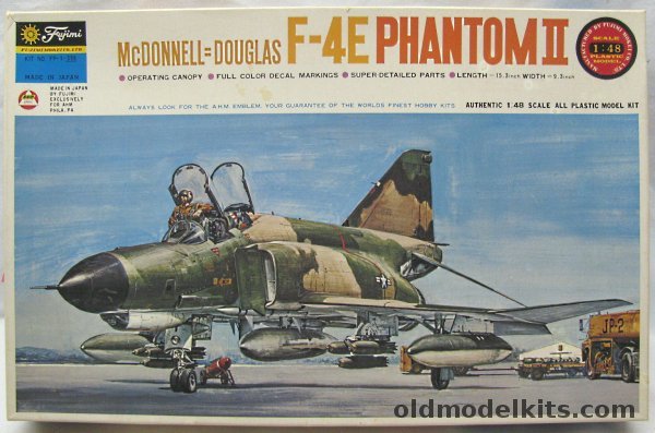 Fujimi 1/48 McDonnell Douglas F-4E Phantom II - With Markings for Three ...