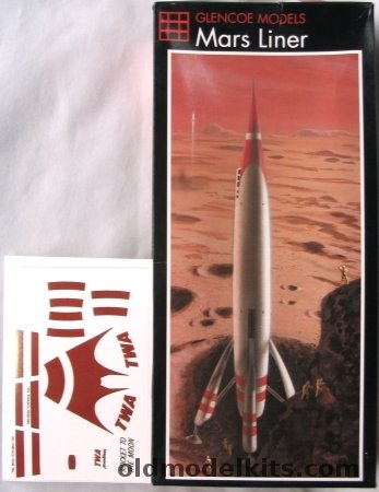 Glencoe 1/144 TWA Moonliner Disney Rocket to the Moon (Mars Liner) Ex ...